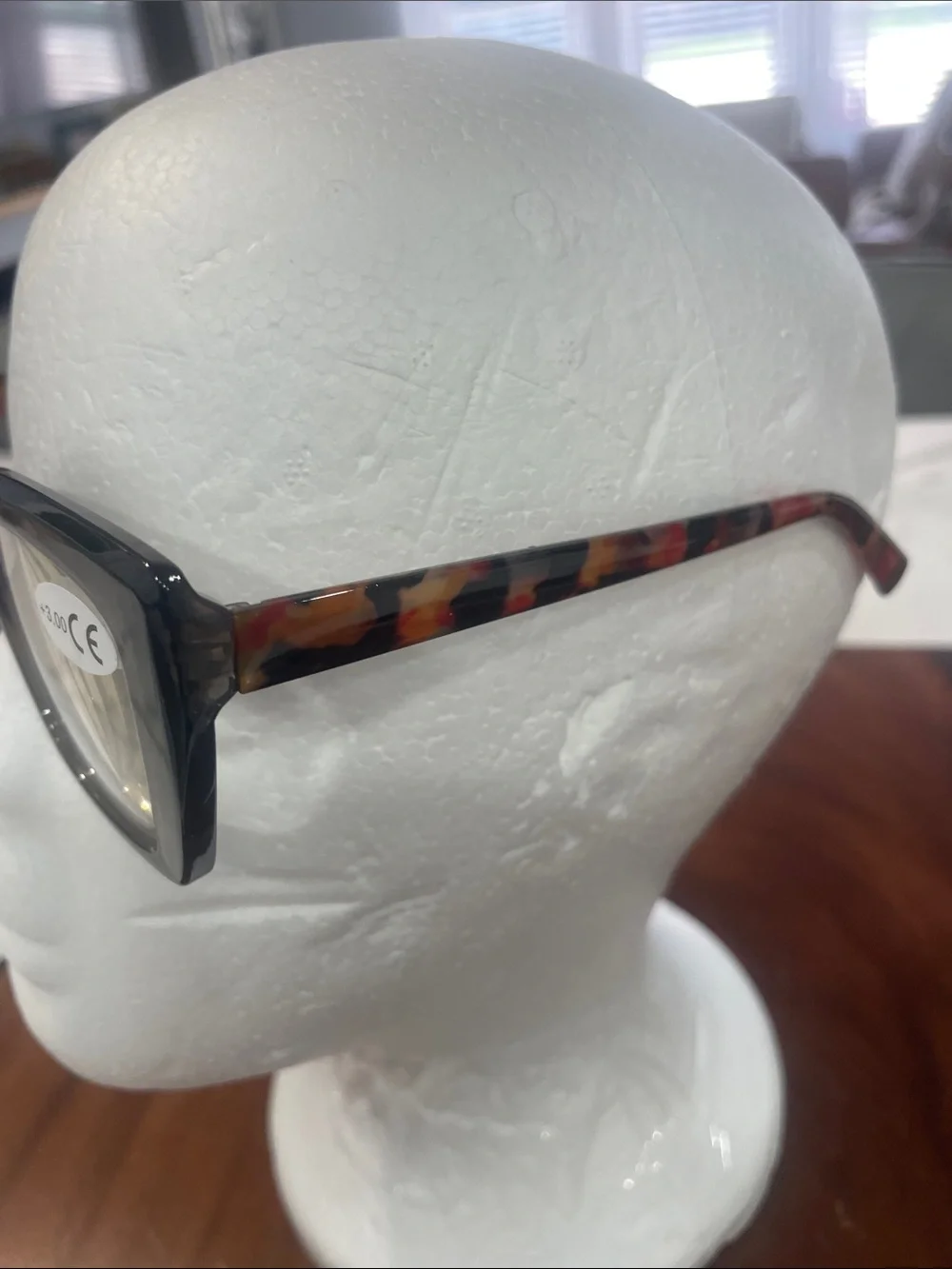 Bold Oversized Square Reading Glasses in Gray